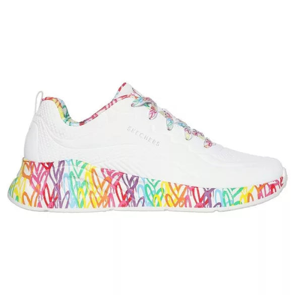 Skechers Uno Lite Exuberant Hearts. Mujer