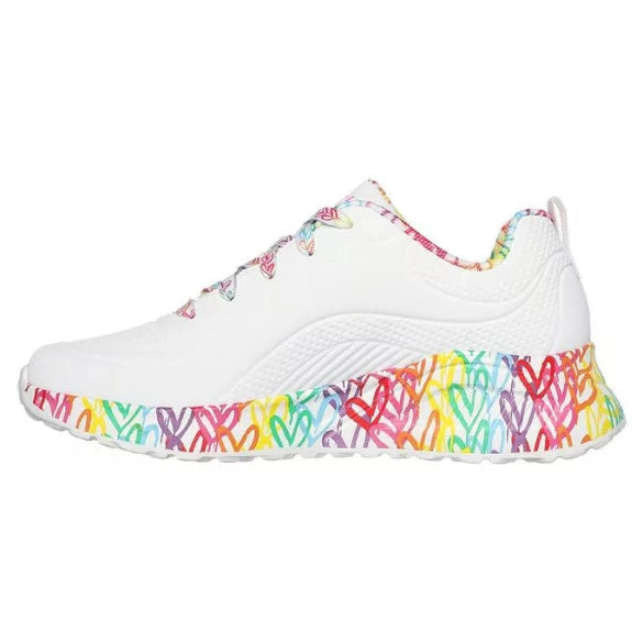 Skechers Uno Lite Exuberant Hearts. Mujer