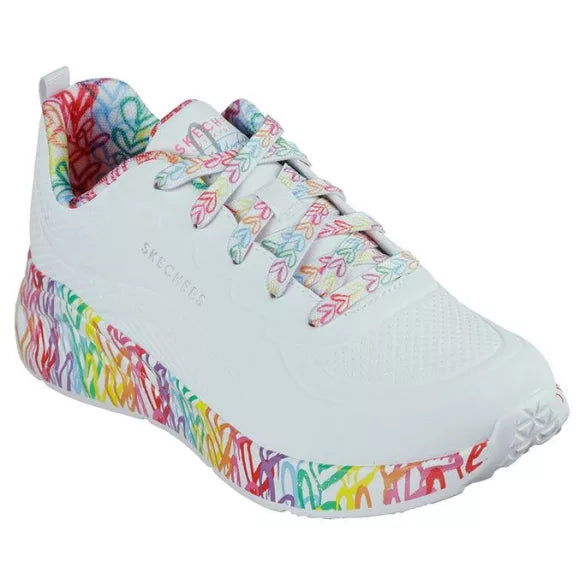 Skechers Uno Lite Exuberant Hearts. Mujer