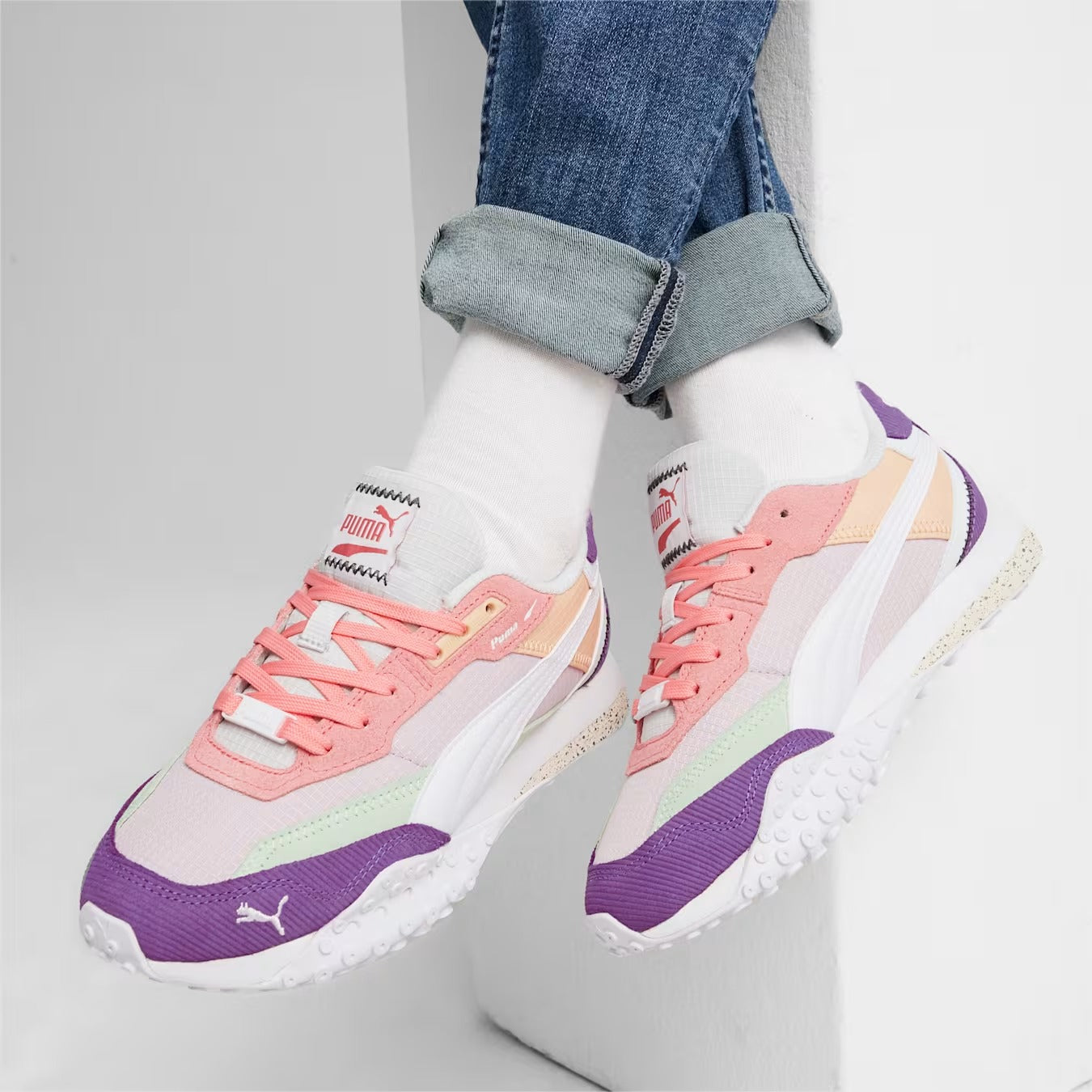 Puma Blk Top Rider. Mujer