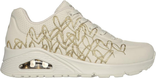 Skechers  Street Uno - Golden Heart JGoldcrown. Mujer