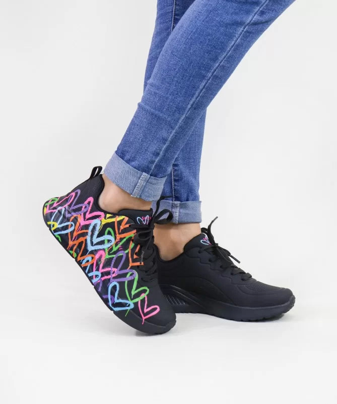 Skechers Uno Lite Heart Of Hearts. Mujer