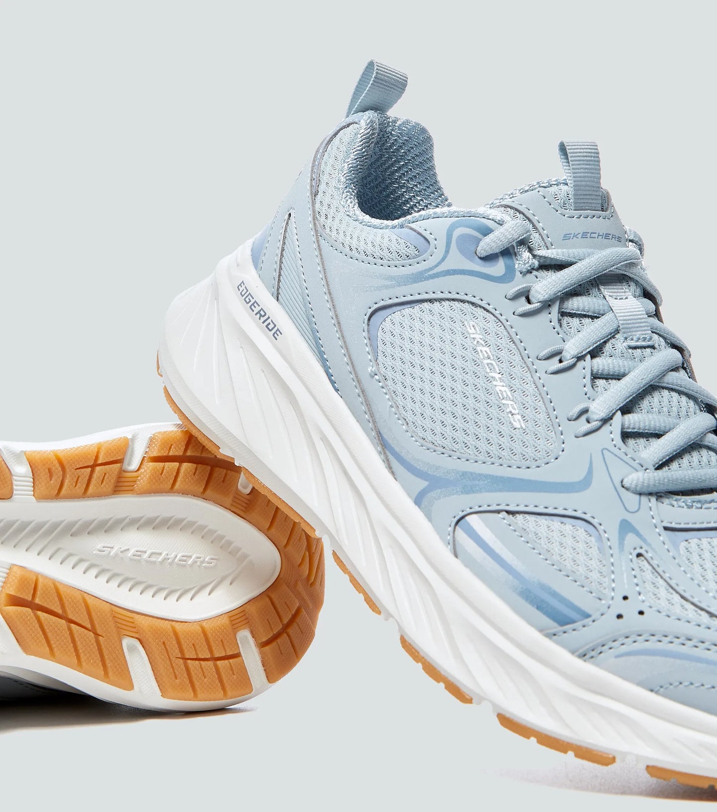 Skechers relaxed fit®: Edgeride - silver eclipse. Mujer